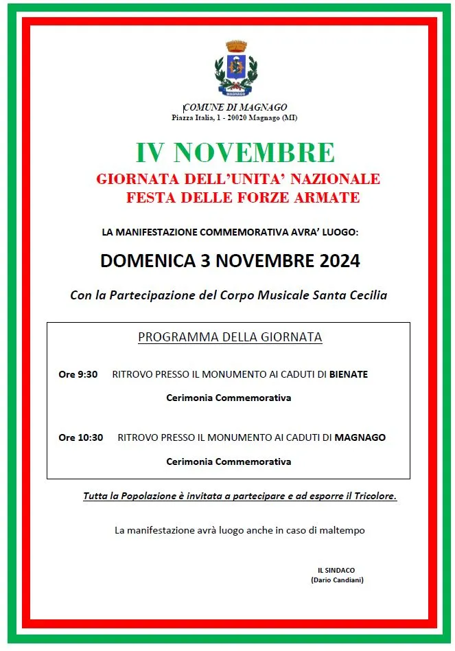 IV Novembre Magnago