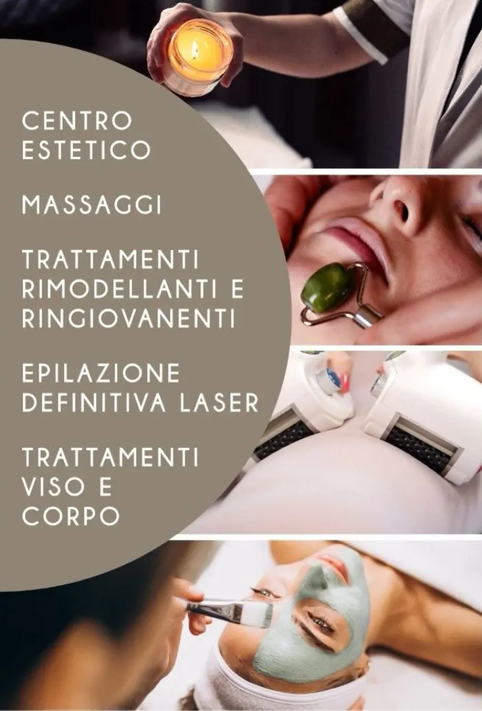 Centro estetico, massaggi, trattamenti rimodellanti e ringiovanenti, epilazione definitiva laser, trattamenti viso e corpo